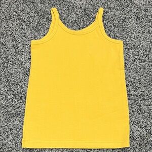 ARQ Kids Yellow Scoop Neck Tank Top Size 6-7 NWOT